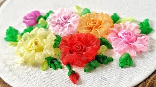 Hand Embroidery - Ribbon Roses