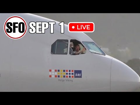 KSFO LIVE | SEPTEMBER 1, 2025 | LUFTY RETRO SAN FRANCISCO INT AIRPORT LIVE STREAM WEBCAM IRL