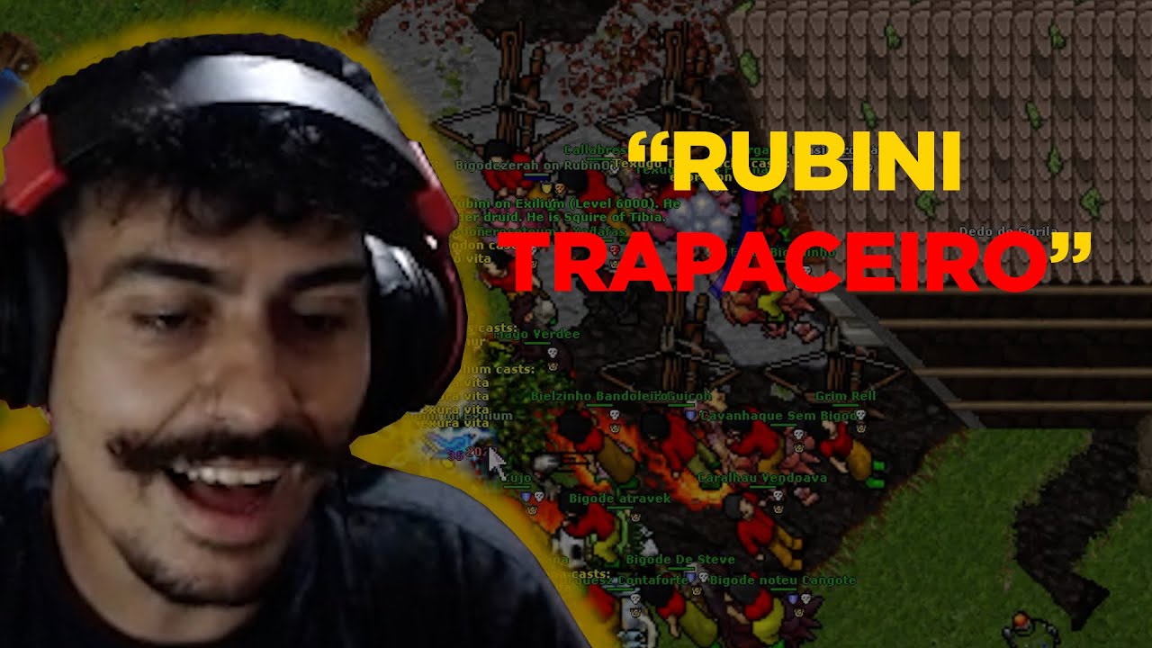 Tibia RUBINI TRAPACEANDO NO RUBINOT😂 #FinanceirandoPlay - YouTube