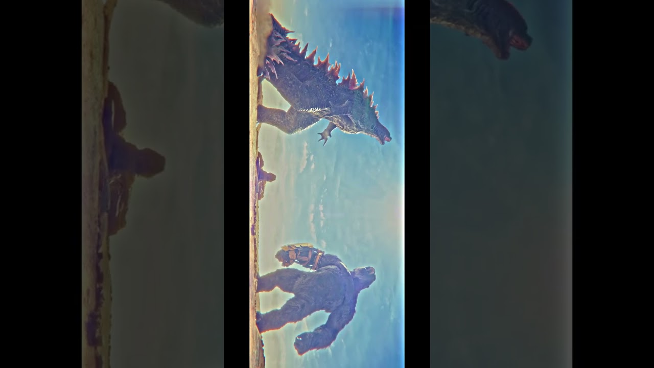 Godzilla X Kong New Empire 4K Edit #godzilla #kaiju #monsterverse #viral