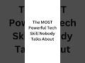 The MOST Important Skill in Tech (And It’s NOT Coding) #shorts #ytshorts #ai #python