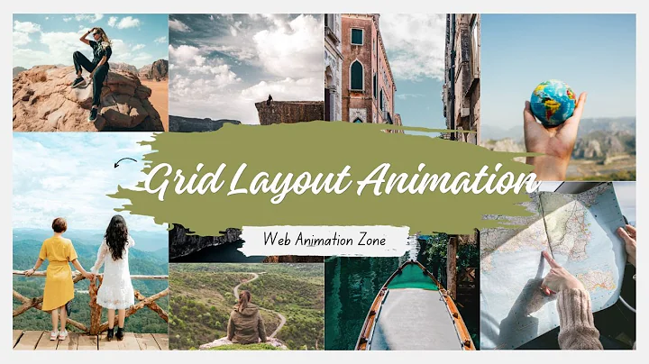 Masterful Grid Layout Animation Tutorial #1 using #html #css #javascript #threejs #webanimationzone