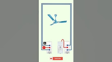 Two way switch connection for fan with regulator#youtubeshorts  #connection  #regulator#viral #reels