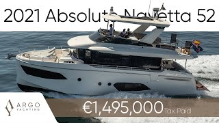 2021 Absolute Navetta 52 'Quay to Happiness' | FOR SALE NOW in Gibraltar