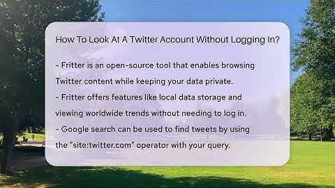 How To Look At A Twitter Account Without Logging In? - Everyday-Networking