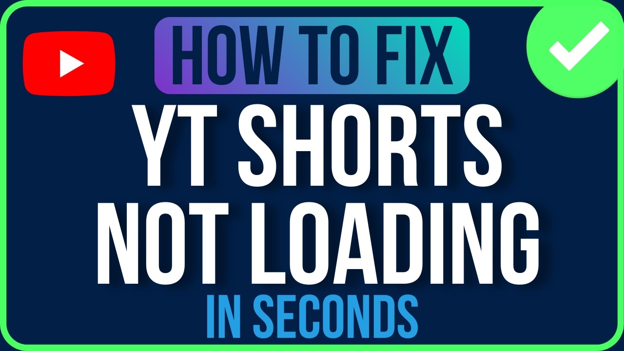 YOUTUBE SHORTS NOT LOADING 2026 [FIXED] | Youtube Shorts Not Working ...