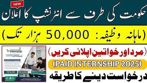 Paid Internships Problem 2025 | CM IT Internship Program | How to Apply Online