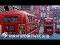 Tour of London Traffic: Double-Decker Buses & Black Cabs (1970) | British Pathé