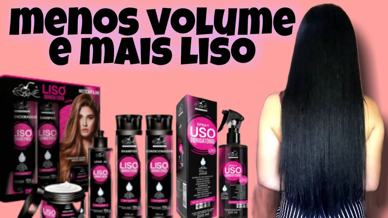 TESTEI O KIT CAPILAR LISO OBRIGATÓRIO DA BELKIT || CABELO LISO ESCORRIDO