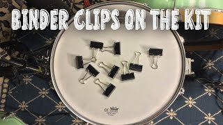 Dollar Tree Drummer: Binder Clips
