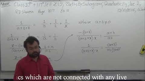 2 Lec Part A 4 #Quadratic #Equations #Class10 Easy Approach Beast Explanation Maths By Suhag