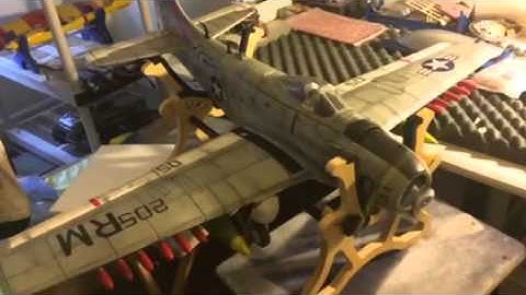 A1 SKYRAIDER from Durafly  with Mr RC sound system!