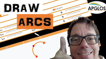 Draw an arc with 3 surveyed points in land survey app Apglos Survey Wizard