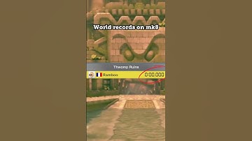 Mario Kart World records Then vs. Now  #mariokart #mariokart8deluxe #mariokart8 #mk8dx #mk8 #wii