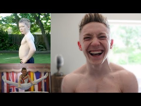 REACTING TO MY OLD GYMNASTICS VIDEOS!