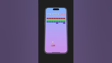 🏆 SwiftUI Breakout Game – Classic Brick Breaker with Modern Animations 🚀