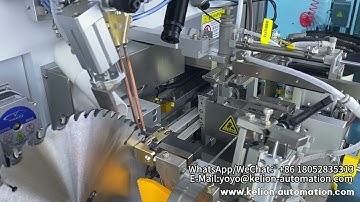 HSC 790E Pro  automatic brazing machine with wire&strap solder (with robot)