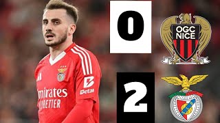 Nice vs Benfica 0-2 - Highlights Champions League Qualifying 