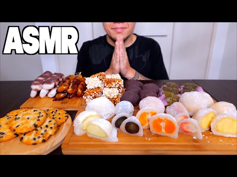 【ASMR】フルーツ大福と和菓子のモッパン먹방【大食い】