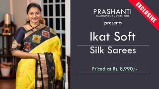 Ikat Soft Silk Sarees | Prashanti Exclusive | 7 Jan 2023 screenshot 3