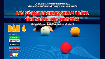Tứ kết, NGỌC QUANG (Lê Ng) - QUỐC THẮNG (H Long) Giải Vô Địch Billiards Carom 3 Băng Tỉnh Khánh Hòa