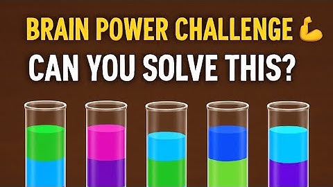 Only 1% Can Solve This! 😱  Tube Puzzle Game Level 21 | Mind Challenge #puspam #watersort #viralvideo