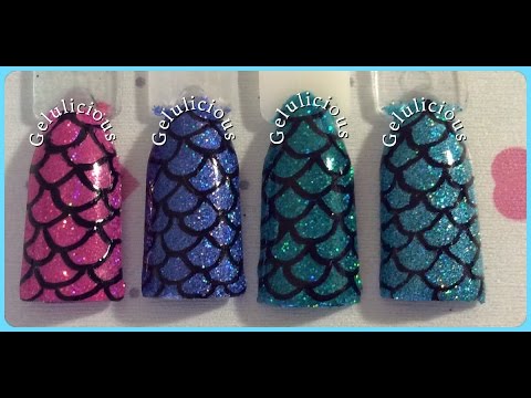 Easy Mermaid Nail Design- Freehand. No Vinyls Or Stamping - YouTube YouTube Premium - Easy Mermaid Nail Design- Freehand. No Vinyls Or Stamping - YouTube