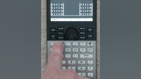 HP Prime - Solving 4 equations with 4 unknowns using RREF on a Matrix