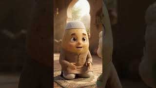 Aloo Mian Taught Gobi the Etiquette of Namaz ❤️ | Khushu in Namaz | Islamic Moral Story #Shorts Update