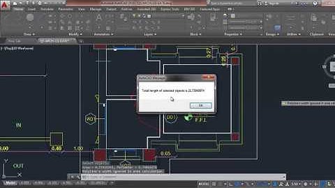 الامر الخاص بمجموع الاطوال فى الاتوكاد (TLEN)