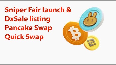 How to use sniper bot pancakeswap bsc, quickswap polygon matic