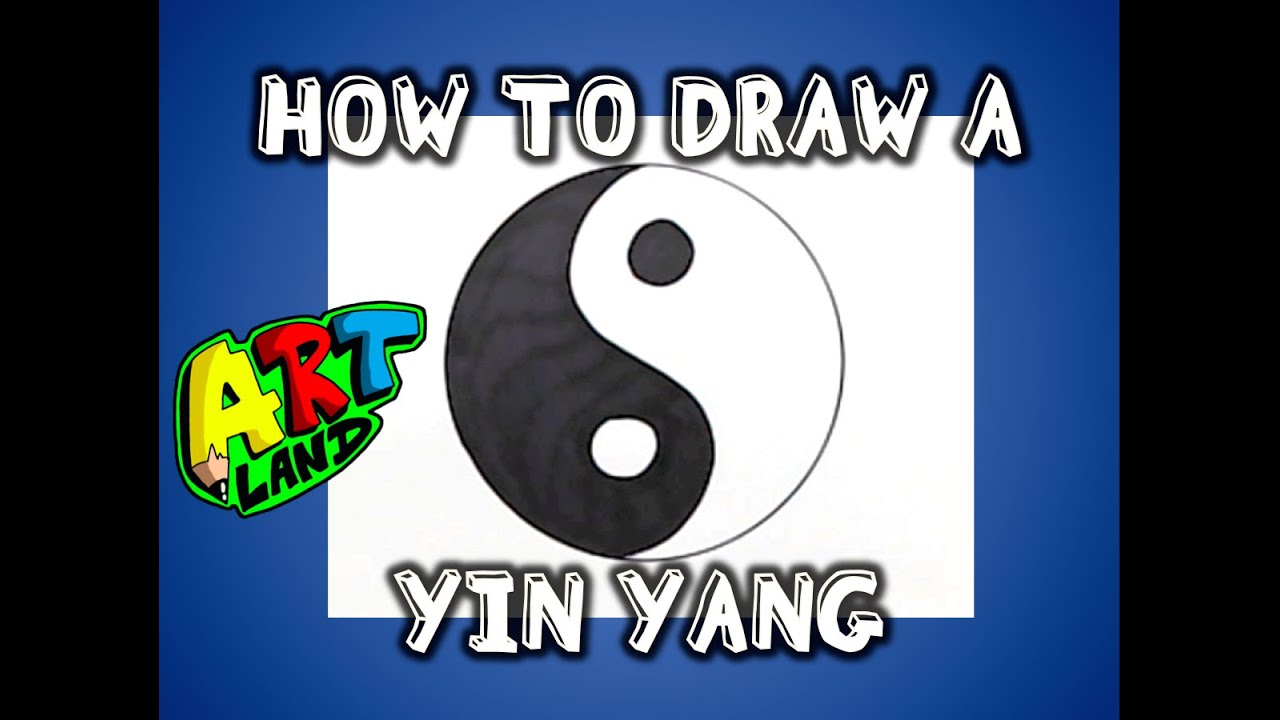 How to Draw the Yin Yang Symbol - Really Easy Drawing Tutorial