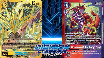 Digimon Card Game Gameplay - Magnamon vs Guilmon Loop- BT23
