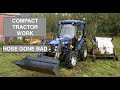 Compact tractor work. -Grass and waste matter Part 1.  #17.Northernlight