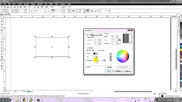 CorelDraw: Create Fountain Fill for Shapes and Texts