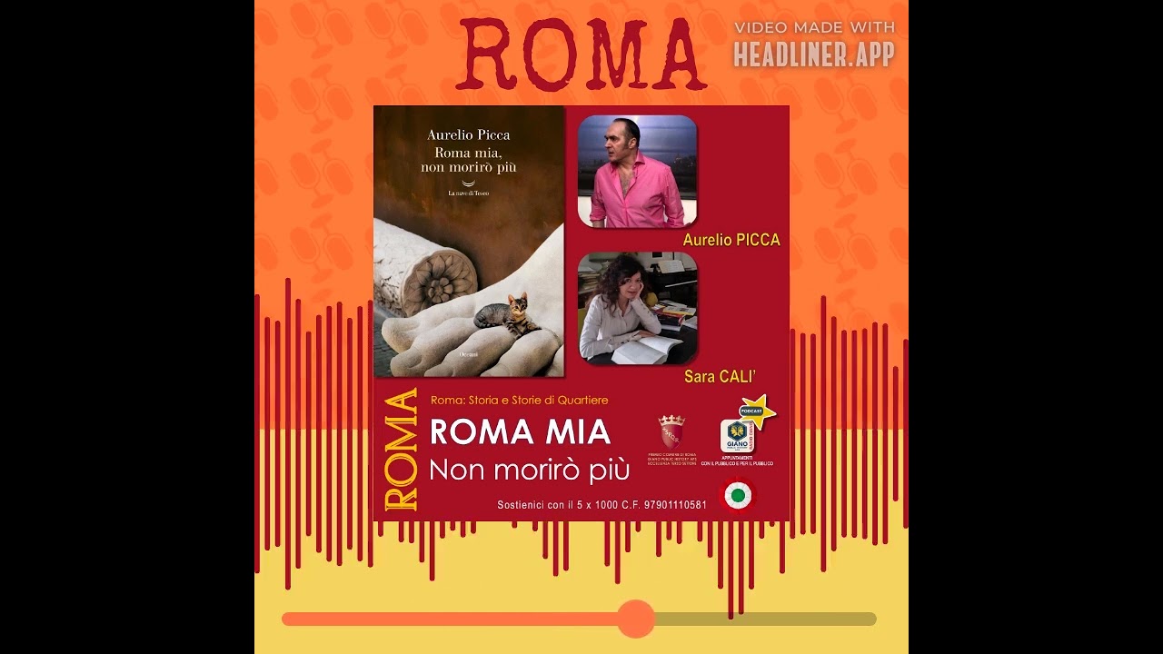 Sara CALI’ (critico letterario, podcaster)  con Aurelio PICCA (poeta, scrittore, giornalista)