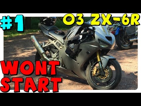 2003 ZX6R | Won't Start #1 | Engine Won't Turn Over - YouTube