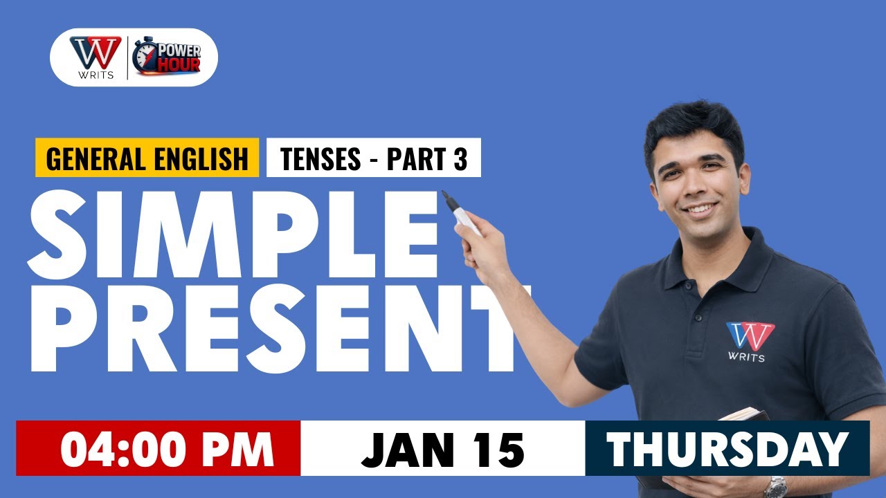 KLEE 2026 | ENGLISH - SIMPLE PRESENT | IMPORTANT MCQS | KLEE | CLAT| CUSAT 2026 | LIVE #18