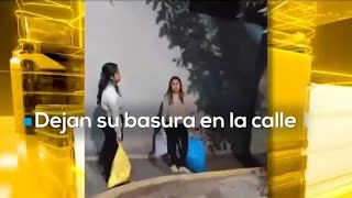 No es la primera vez | Vecinas "cochinas" reinciden: dejan basura e insultan a sus vecinos