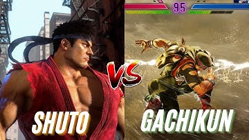 SF6 ▰ SHUTO (RYU) vs GACHIKUN (RASHID) ▰ HIGH LEVEL GAMEPLAY