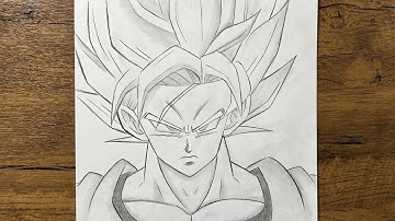 Learn to Draw Goku Super Saiyan | Dragon Ball Drawing Tutorial