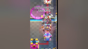 Defend with least elixir #clashroyale #fyp