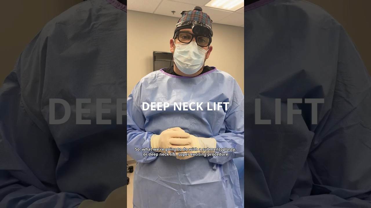 Deep Neck Lift and Submental Liposuction! Get rid of your double chin and tighten your neck