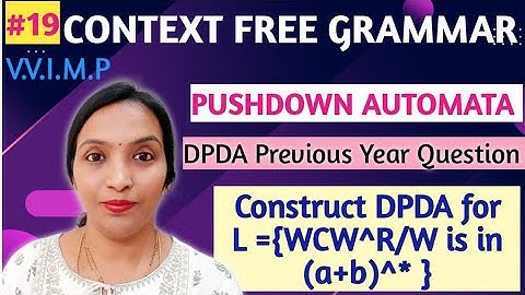 JNTUH FLAT Very Important previous Question | DPDA in telugu |  ALC | WCW^R PDA Construction |