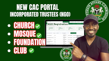 Complete CAC NGO Registration In 2025 | CAC Incorporated Trustees Registration In New ICRP Portal