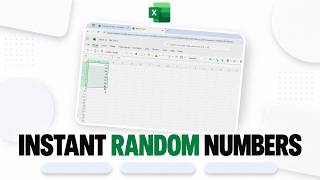 How to Create Random Numbers in Excel (Random Sample Generator)