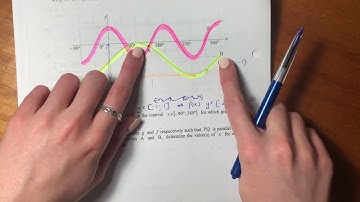 Maths Core - Paper 2 Nov 2019 (Q6 - trig graphs & derivatives)