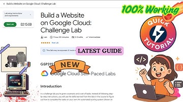 Build a Website on Google Cloud: Challenge Lab | NEW GUIDE | #GSP319 #qwiklabs #arcade