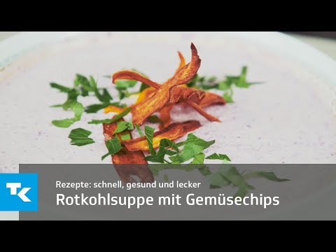 Video: Püreesuppe Mit Gemüsechips