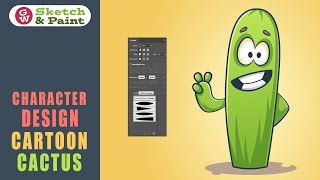 Character Design With Adobe Illustrator Cartoon Cactus realtime